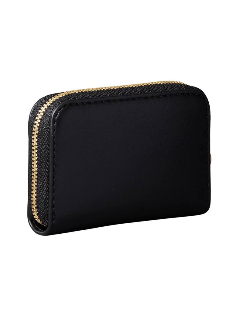 Carteira Calvin Klein Jeans Bold Ck preta para mulher.