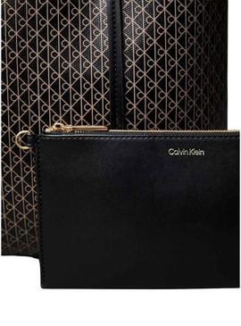 Bolsa Calvin Klein Jeans Emblem preta para mulher