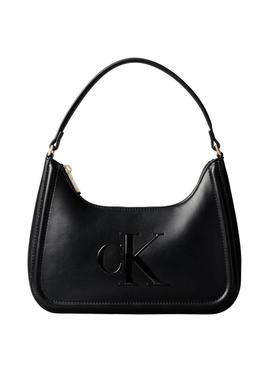 Bolsa Calvin Klein Jeans Bold preta para mulheres