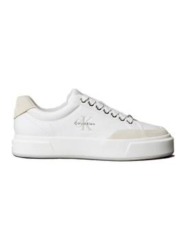 Sapatilhas Calvin Klein Jeans Basket branco para mulher.