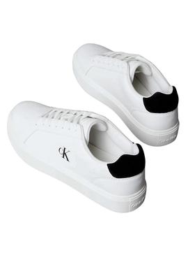 Sapatilhas Calvin Klein Jeans Classic Cupsole branco para homem.