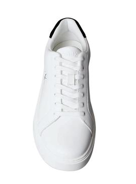 Sapatilhas Calvin Klein Jeans Classic Cupsole branco para homem.