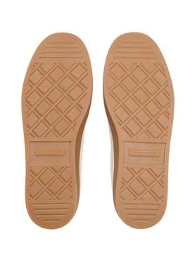 Sapatilhas Tommy Hilfiger The Heritage Court bege para mulher.