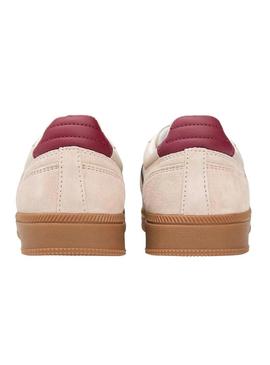 Tênis Tommy Jeans The Greenwich bege para homem.