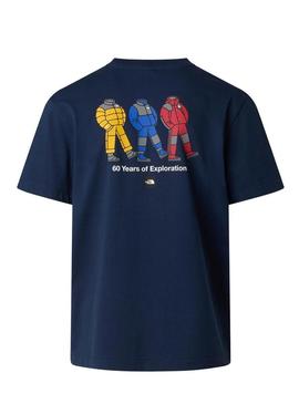 Camiseta The North Face Summit azul marinho para homem.