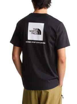 Camiseta The North Face Box preta para homem