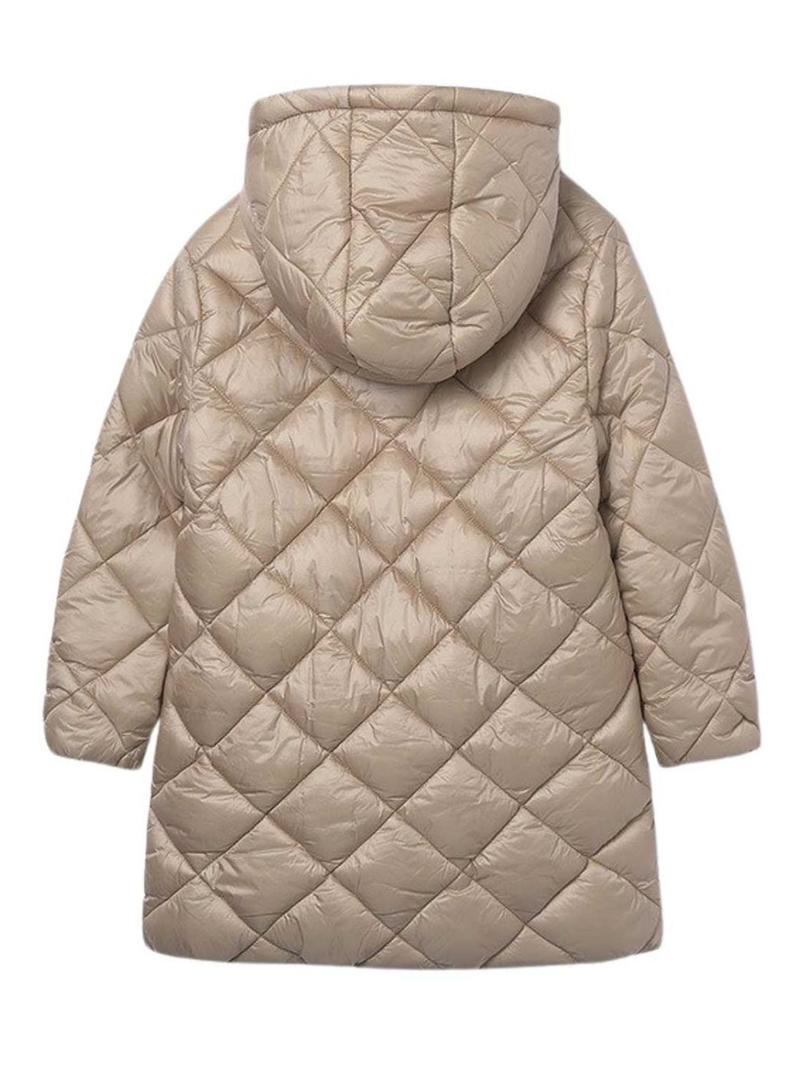 Casaco Mayoral Carvão bege para menina.