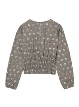 Blusa Mayoral cinza para menina