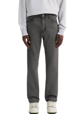 Calça jeans Levis 505 Regular Fly On The Wall cinza para homem.