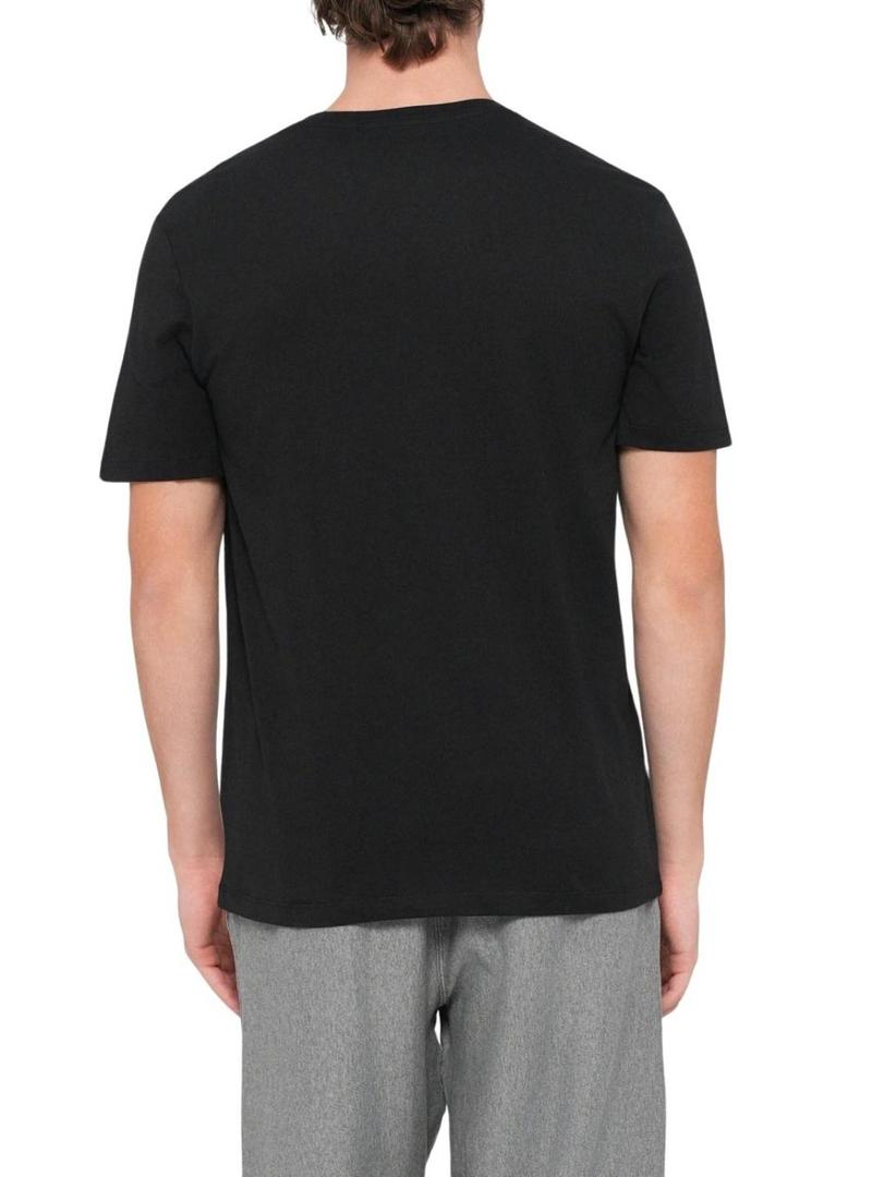 Camiseta Calvin Klein 2Tone preta para homem.