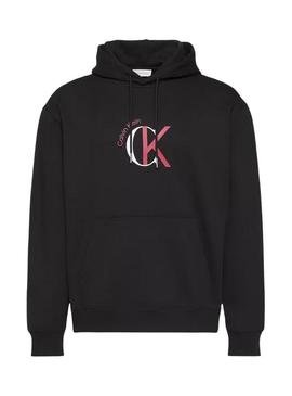 Moletom Calvin Klein Graphic Hoodie preto para homem