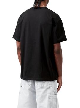 Camisa Carhartt Clover preta para homem