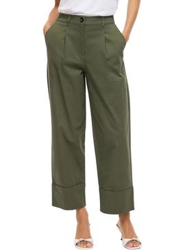 Calça Vila Simone verde para mulher.