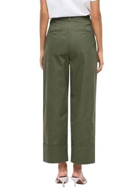 Calça Vila Simone verde para mulher.