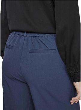 Calça azul Vila Vivarone para mulher.