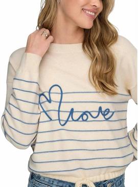 Camisola branca exclusiva para mulher.