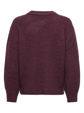 Jersey Only Milouz grená para mulher.