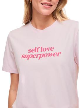 Camiseta Vila Vinora rosa para mulher