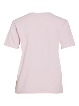 Camiseta Vila Vinora rosa para mulher