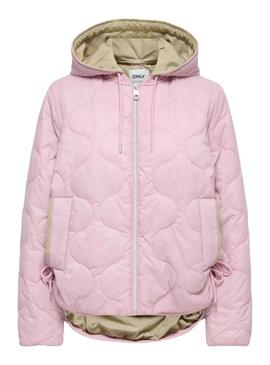 Jaqueta Only Miki rosa para mulher.
