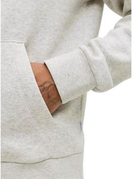 Moletom Jack and Jones Corp cinza para homem