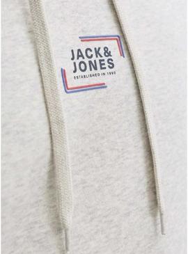 Moletom Jack and Jones Corp cinza para homem