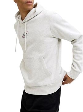 Moletom Jack and Jones Corp cinza para homem