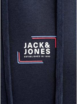Moletom Jack and Jones Corp marinha para homem