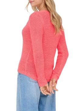 Camisola Only Geena coral para mulher