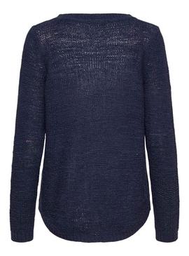 Camisola Only Geena azul marino para mulher.