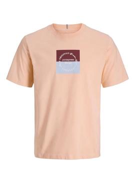 Camisa Jack and Jones Catskills rosa para homem.