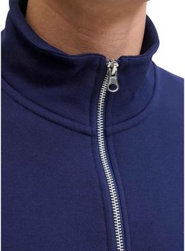 Moletom Jack and Jones Norrebro azul para homem.