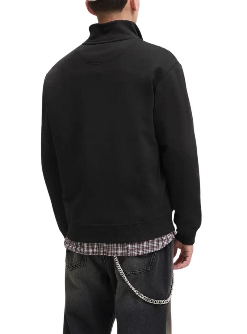 Moletom Jack and Jones Norrebro preto para homem.