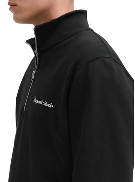 Moletom Jack and Jones Norrebro preto para homem.