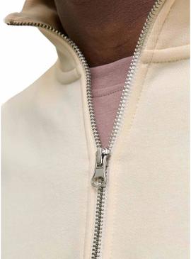 Moletom Jack and Jones Norrebro bege para homens