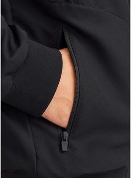 Jaqueta Jack and Jones Perfect bomber preta para homem.