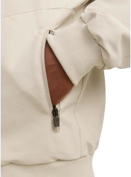 Jaqueta Jack and Jones Bomber perfeita bege para homem