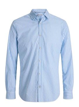 Camisa Jack and Jones Matheo listrada para homens.