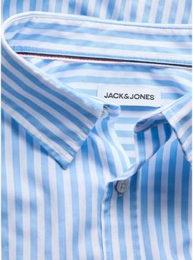 Camisa Jack and Jones Matheo listrada para homens.