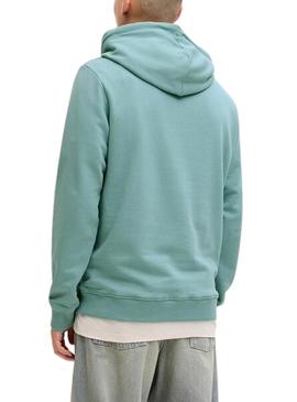 Moletom Jack and Jones Rain turquesa para homem.