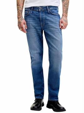 Calça jeans Jack and Jones Clark azul para homem.