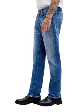 Calça jeans Jack and Jones Clark azul para homem.