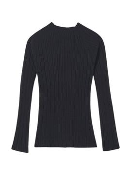 Jersey Mayoral semicisne preto para menina