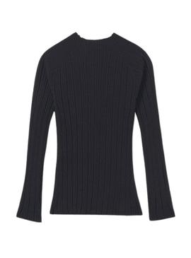 Jersey Mayoral semicisne preto para menina