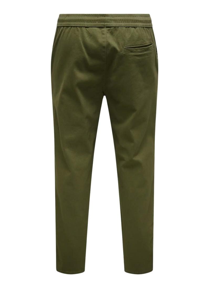 Calça Only and Sons Onscam verde para homem