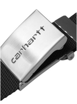 Cinto Carhartt Clip preto para homem.
