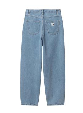 Calça jeans Carhartt Brandon em denim claro para mulher.