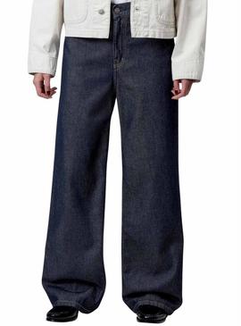 Calça de ganga Carhartt Jane em denim seco para mulher.