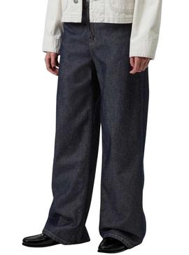 Calça de ganga Carhartt Jane em denim seco para mulher.