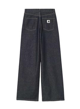 Calça de ganga Carhartt Jane em denim seco para mulher.
